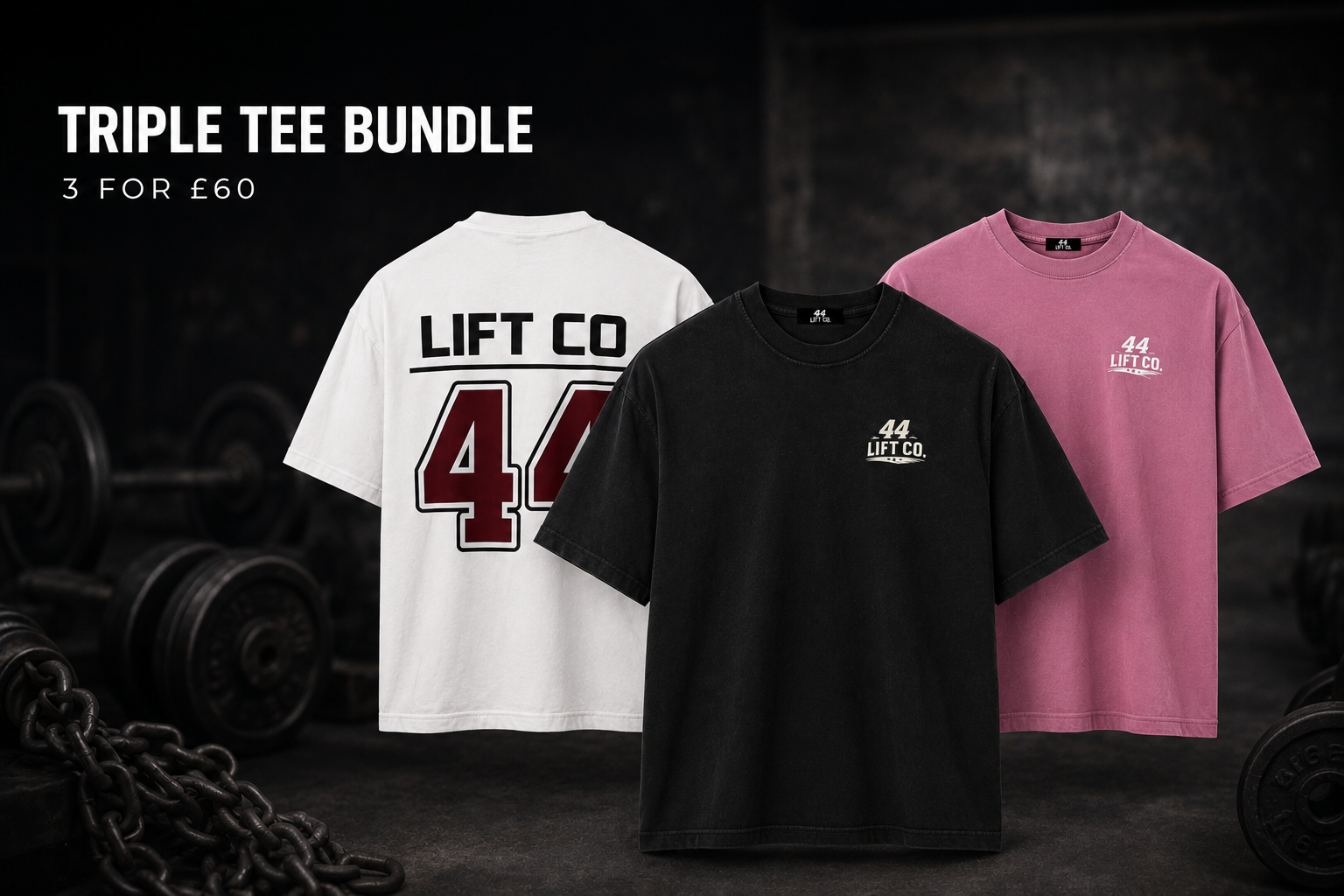 Triple Tee Bundle - 3 for £60