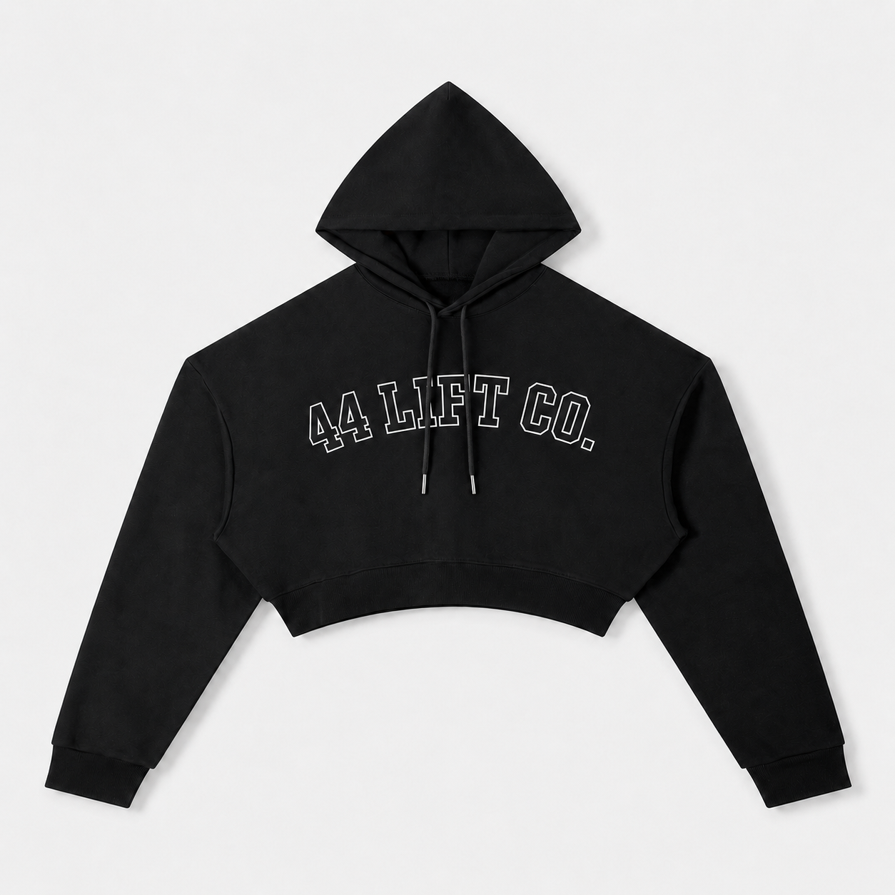 Women's Outline Varsity Cropped Hoodie