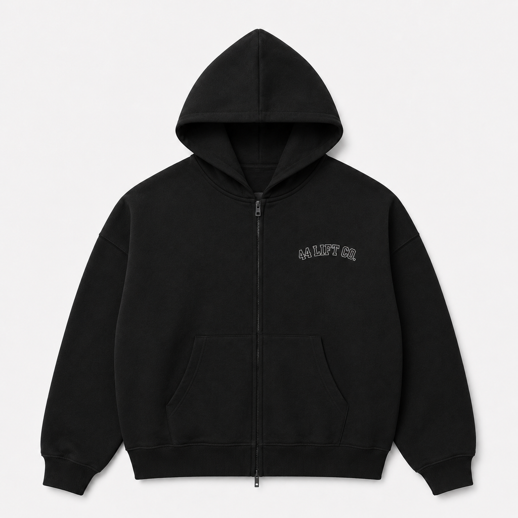 Outline Varsity Zip-Up